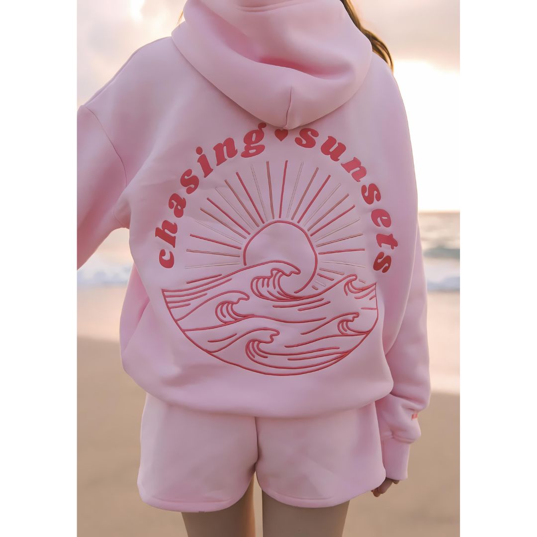 Sunset Waves Hoodie